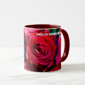Mug Joli Ensemble De Roses Rouges (Devant droit)