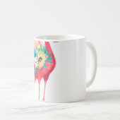 Mug Joli et beau flamand rose mexicaine oiseau avec (Devant droit)