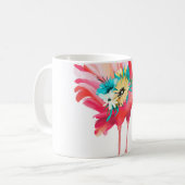 Mug Joli et beau flamand rose mexicaine oiseau avec (Devant gauche)