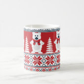 Mug Joli et moderne Snowman de Noël Knitted (Centre)