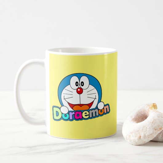 Mug Joli Fanart de Doraemon (Avec donut)