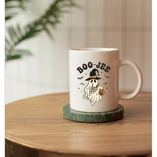 Mug Joli fantôme boo avec café glacé