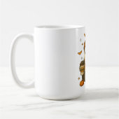 Mug Joli fantôme buvant du café Halloween (Gauche)