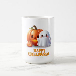 Mug Joli Fantôme & Citrouille Joyeux Halloween 