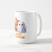 Mug Joli Fantôme & Citrouille Joyeux Halloween (Devant droit)
