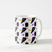 Mug Joli fantôme d'Halloween Citrouille Confettis Colo (Devant droit)