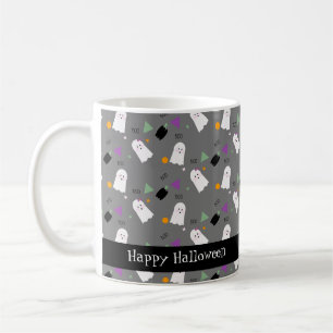 Mug Joli fantôme d'Halloween Confettis colorés