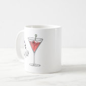Mug Joli fantôme et cocktail effrayant (Devant gauche)