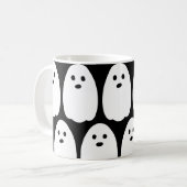 Mug Joli Fantôme Noir et Blanc (Devant gauche)