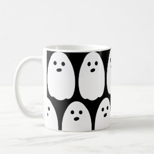 Mug Joli Fantôme Noir et Blanc