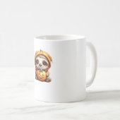 Mug Joli fentes avec Citrouille Halloween Dessin Vecto (Devant droit)