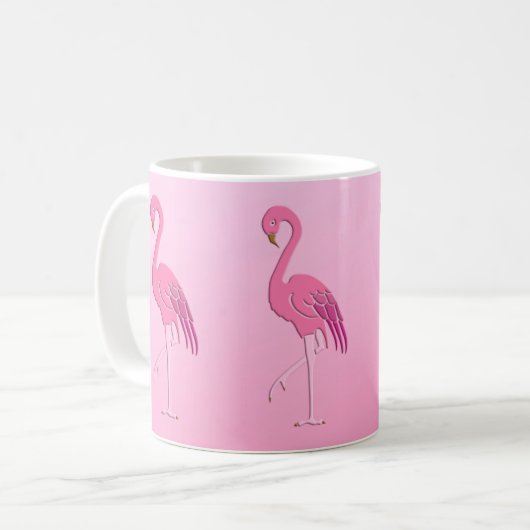 Mug Joli flamant rose (Devant gauche)