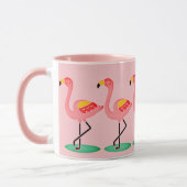 Mug Joli Flamant rose rose (Gauche)