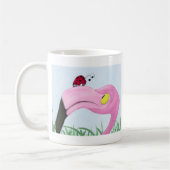 Mug Joli Flamant rose rose (Gauche)