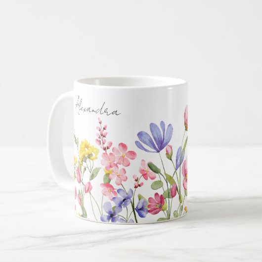 Mug Joli Fleur sauvage (Devant gauche)