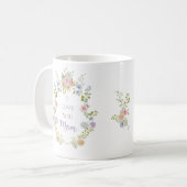 Mug Joli Fleur sauvage de printemps | Tu aimes maman (Devant gauche)