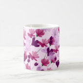 Mug Joli Fleur sauvage De Ressort Violet Et Rose Mauve (Centre)
