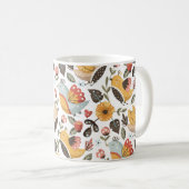 Mug Joli Floral Birds Motif bohème (Devant droit)