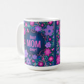 Mug Joli Floral Fun tendance Maman Inspirivée (Devant gauche)