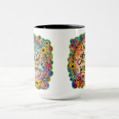 Mug Joli floral gracieux pour votre devis de voyage (Centre)