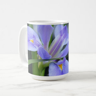 Mug Joli floral (iris), avec vers de Mark 11:24