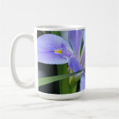 Mug Joli floral (iris), avec vers de Mark 11:24 (Gauche)