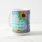 Mug Joli Floral Que Vous Citez Inspirant (Devant gauche)