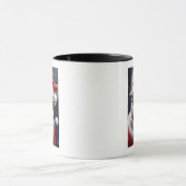 Mug Joli French Bulldog Père Noël Noël Conception (Centre)