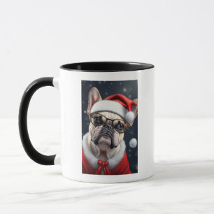 Mug Joli French Bulldog Père Noël Noël Conception