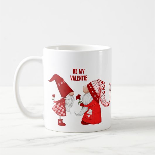 Mug Joli garçon & fille Valentines Gnome Be My Valenti (Gauche)