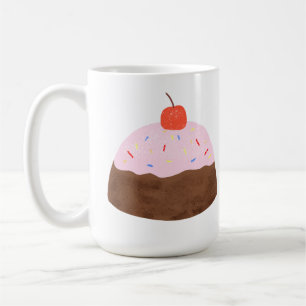 Mug Joli gâteau au chocolat avec cadeau d'anniversaire