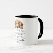 Mug Joli Golden Retriever Chien drôle Personnalisé (Devant droit)