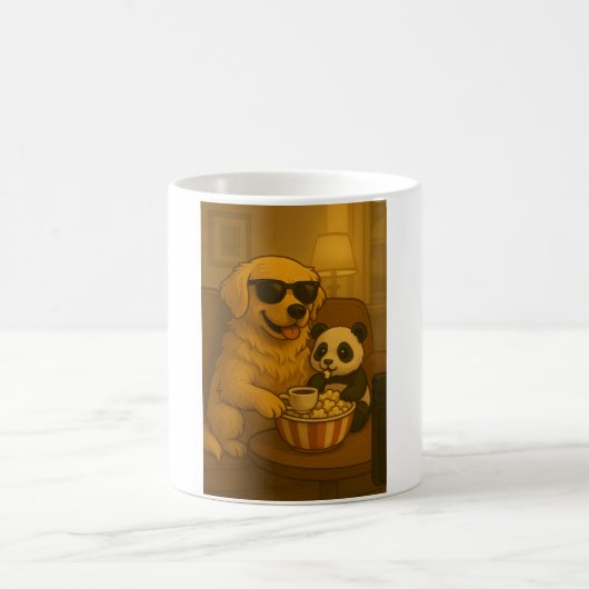 Mug Joli Golden Retriever et Panda (Centre)