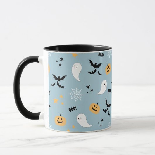 Mug Joli Halloween Boo Blush Blue (Gauche)