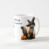 Mug Joli Halloween du Casquette de Witch Fox mignonne (Devant droit)