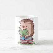 Mug Joli Hérisson Lire Un Livre (Centre)