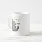 Mug Joli Imprimé Esthétique de Chat Kawaii (Devant gauche)