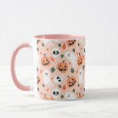 Mug Joli Jack-O-Lanterne et Motif fantôme (Gauche)