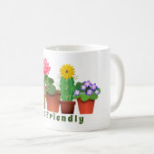 Mug Joli Jardin Fleur De Cactus Abeille (Devant droit)