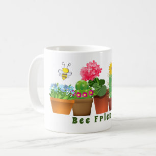 Mug Joli Jardin Fleur De Cactus Abeille