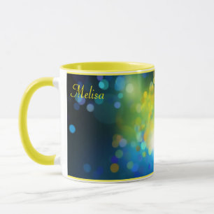 Mug Joli Jaune Favori Couleur Nom Cadeau Café