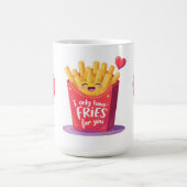 Mug Joli jeu de mots sur les frites pour la Saint-Vale (Centre)
