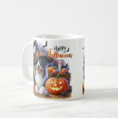 Mug Joli Joyeux Halloween Chien  (Devant gauche)