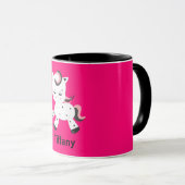 Mug Joli Kawaii Pony Rose (Devant droit)