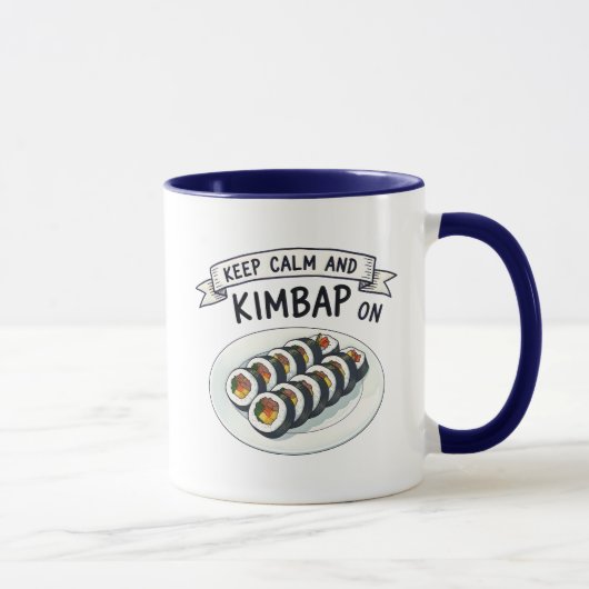 Mug Joli Kimbap Nourriture Coréenne Citation Drôle (Droite)