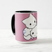 Mug Joli Kittens rose (Devant gauche)