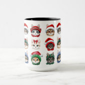 Mug Joli Kitties en Casquette d'hiver (Centre)