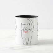 Mug Joli Kitty Avec Bow Rouge (Centre)