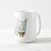 Mug Joli lapin cartoon panda (Devant droit)