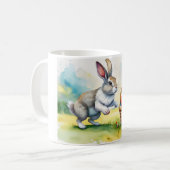 Mug Joli lapin de Pâques Vintage (Devant gauche)